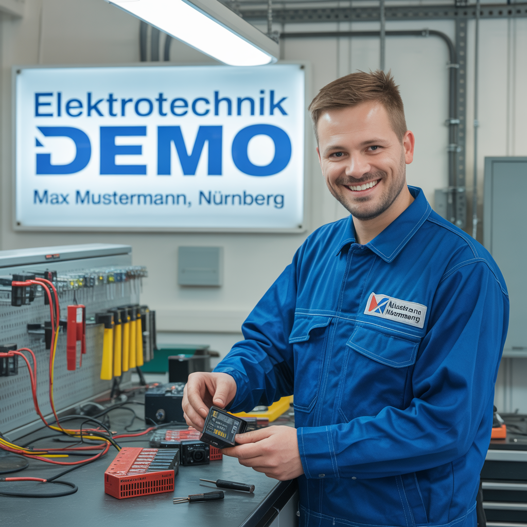 Elektriker Nürnberg bei der Arbeit